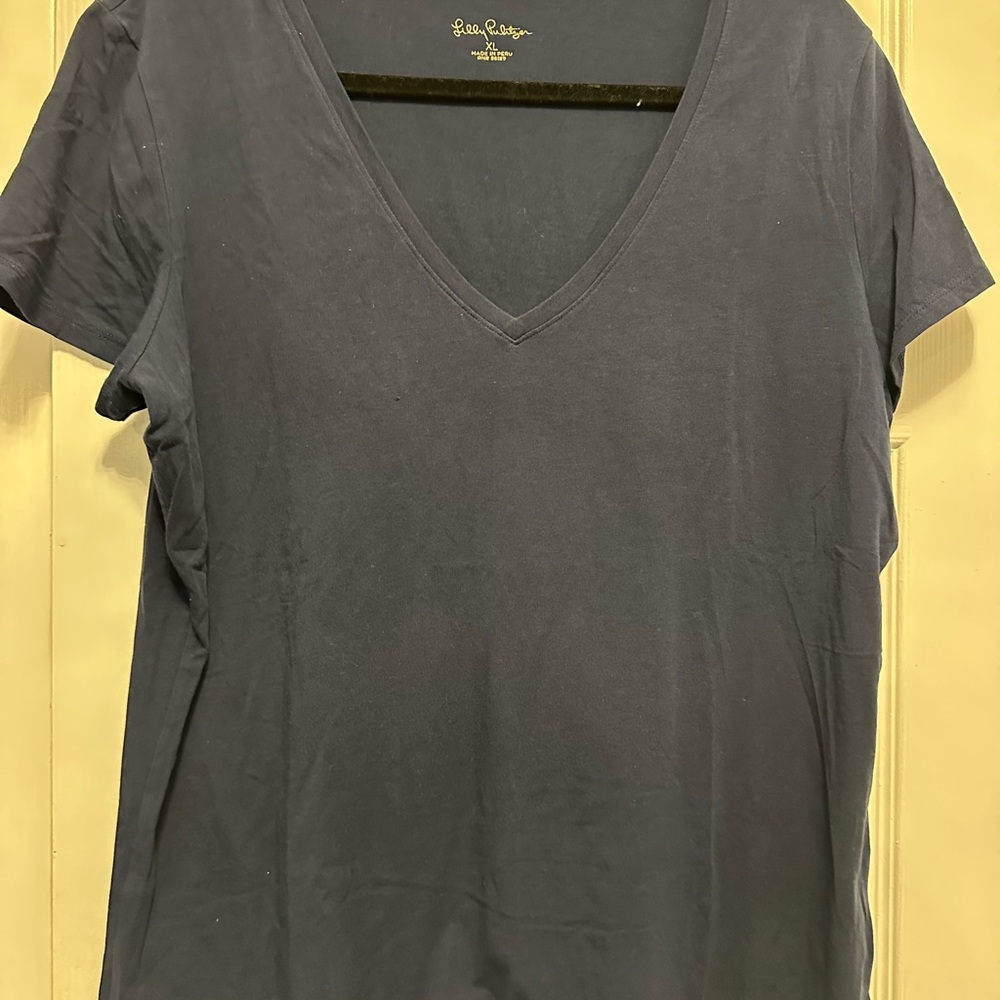 Lilly Pulitzer Blue Short Sleeve T-Shirt
